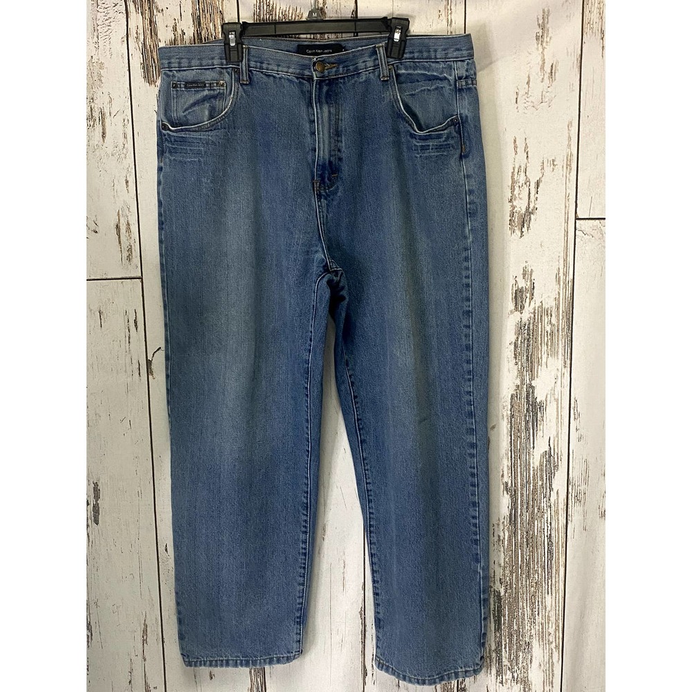 Calvin Klein Straight Leg Jeans Size 40 - Picture 1 of 3